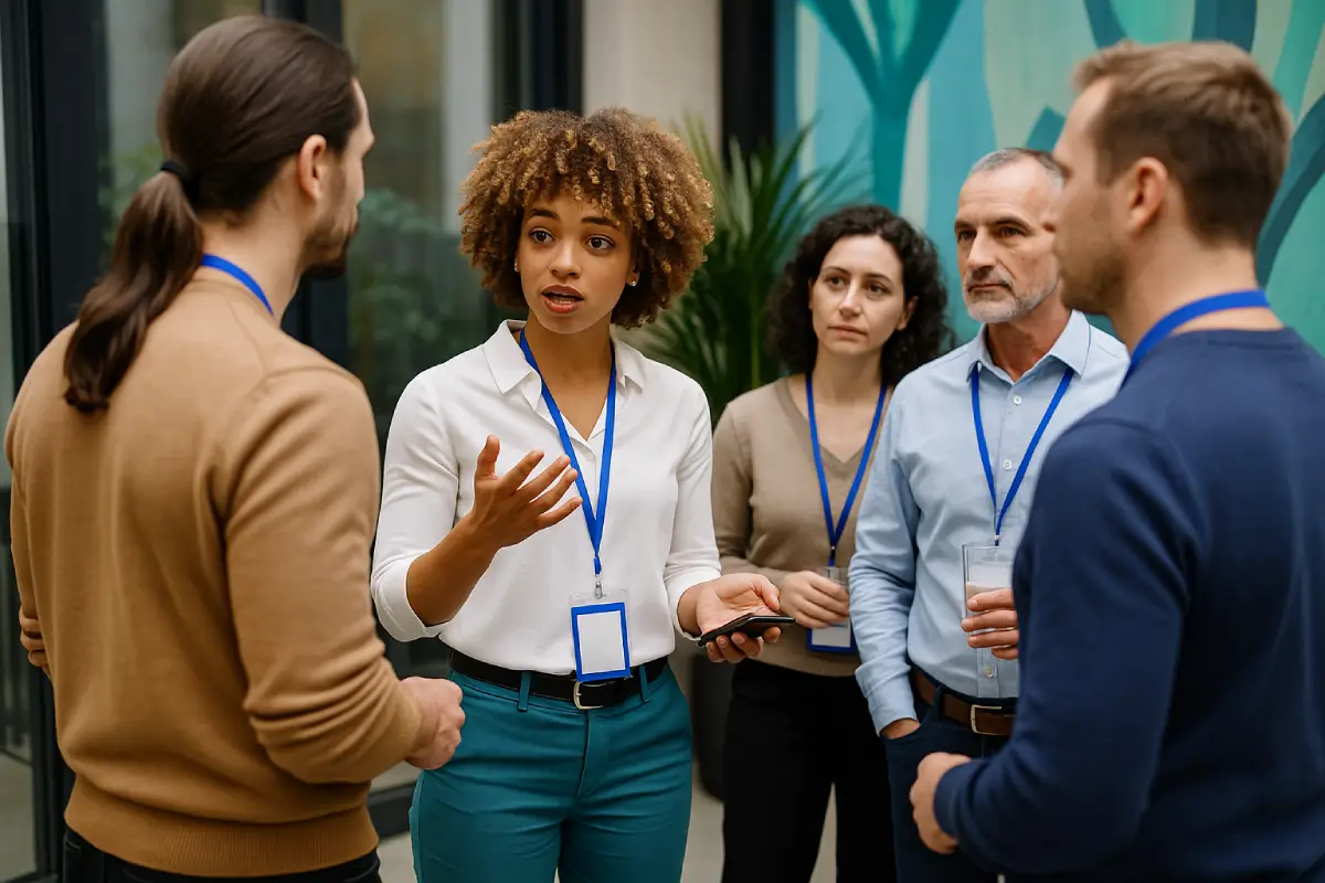 event conferece showing chairs